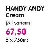 Handy Andy Cream(All Variants)-5 x 750ml