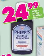 Phipp's Milk Of Magnesia - 100ml