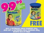 Aspen Nutrikids Milk Powder 3+ 900g