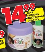 Caivil Shampoo & Relaxer-200ml Each