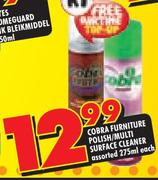 Cobra Furniture Polish/Multi Surface Cleaner-275ml Each