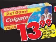 Colgate Tandepasta Waardepak-2 x 100ml