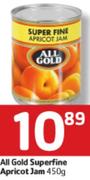 All Gold Superfine Apricot Jam-450Gm