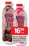 Clover Super M Flavoured Milk Assorted - 1L Each