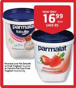 Parmalat Low Fat Smooth Or Fruit Yoghurt Or Fabulite Fat Free Fruit Yoghurt Assorted-1kg Each