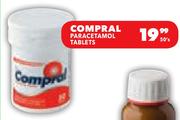 Compral Paracetamol Tablets-50's