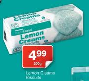 Housebrand Lemon Creams Biscuits-200gm