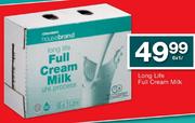 Housebrand Long Life Full Cream Milk-6 x 1Ltr