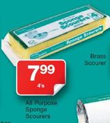 All Purpose Sponge Scourers-4's