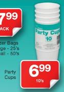 Party Cups-10's