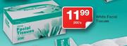 White Facial Tissues-200's