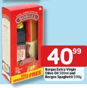 Borges Extra Virgin Olive Oil 500Ml And Borges Spaghetti-500Gm