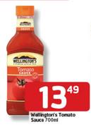 Wellington's Tomato Sauce- 700ml