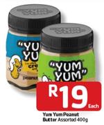 Yum Yum Peanut Butter Assorted- 400g Each