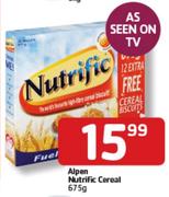 Alpen Nutrific Cereal- 675g