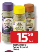 Ina Paarman's Spices Assorted- 200ml Each