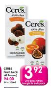 Ceres Fruit Juice(All Flovours)-200ml