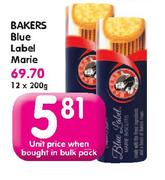 Bakers Blue Label Marie-200Gm