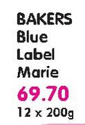 Bakers Blue Label Marie-12x200Gm