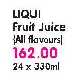 Liqui Fruit Juice(All Flavours)-24x330Ml
