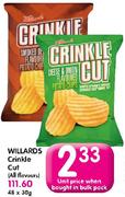 Willards Crinkle Cut(All Flavours)-30Gm