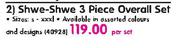 Shwe-Shwe 3-Piece Overall Set