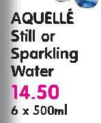 Aquelle Still Or Sparkling Water-6x500Ml