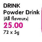 Drink Powder Drink(All Flavours)-72x5Gm