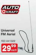 Auto Kraft Universal FM Aerial(FED.VA1322)-Each