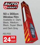 Auto Kraft 50x300Cm Window Film(FED.PCG)-Each
