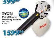Ryobi Petrol Blower Mulching Vacuum-(RBV-3000) Each