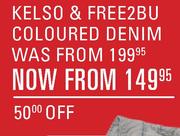 Kelso & Free2BU Coloured Denim