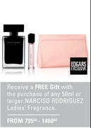 50ml Or Larger Narciso Rodriguez Ladies Fragrance