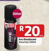 Axe Deodorant-200ml Each