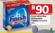  Finish All In One Dishwasher Tablets-42's Each
