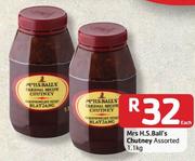 Mrs H.S.Ball's Chutney Assorted - 1.1kg Each