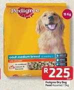 Pedigree Dry Dog Food Assorted - 15kg Each