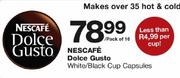 Nescafe Dolce Gusto White/Black Cup Capsules-Each