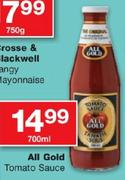 All Gold Tomato Sauce-700ml