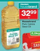 Housebrand Pure Canola Seed Oil-2Ltr
