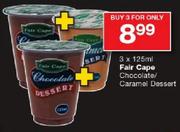 Fair Cape Chocolate/Caramel Dessert-3's