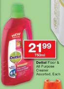 Dettol Floor & All Purpose Cleaner-750ml