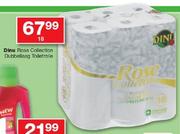 Dinu Rose Collection Dubbellaag Toiletrolle-18's