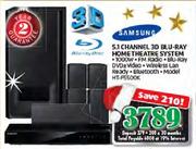 Samsung 5.1 Channel 3D Blu-Ray Home Theatre System(HT-F5500K)
