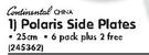 Continental China Polaris Side Plates-Per 6 Pack