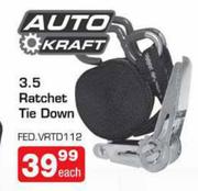 Auto Craft 3.5 Ratchet Tie Down(FED VFTD112)-Each