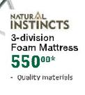 Natural Instincts 3 Divison Foam Mattress