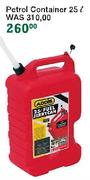 Addis 25Ltr Petrol Container