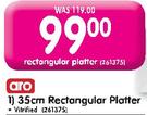 Aro Rectangular Platter-35cm Each