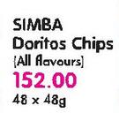 Simba Doritos Chips(All Flavours)-48 x 48gm